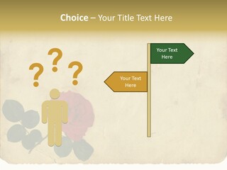 Old Blossom Stain PowerPoint Template