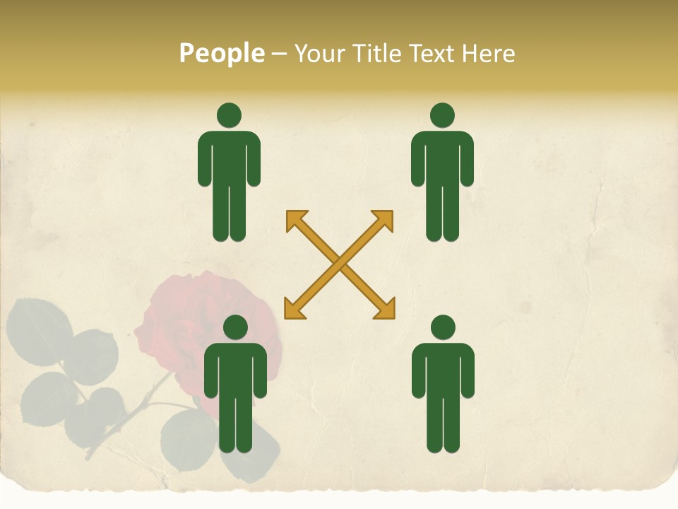 Old Blossom Stain PowerPoint Template