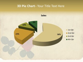 Old Blossom Stain PowerPoint Template