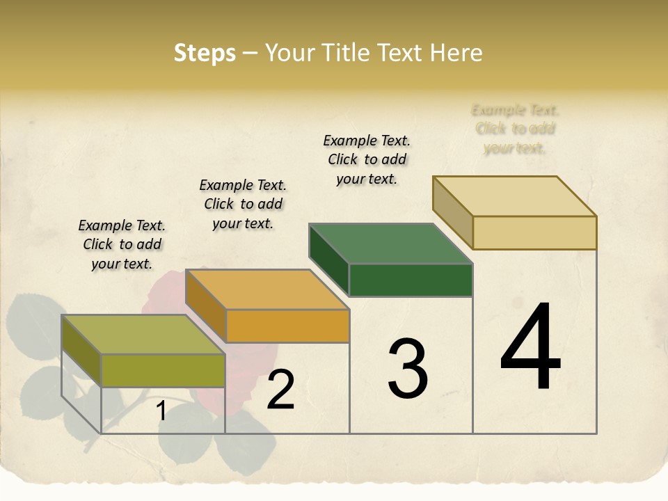 Old Blossom Stain PowerPoint Template