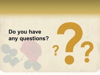 Old Blossom Stain PowerPoint Template