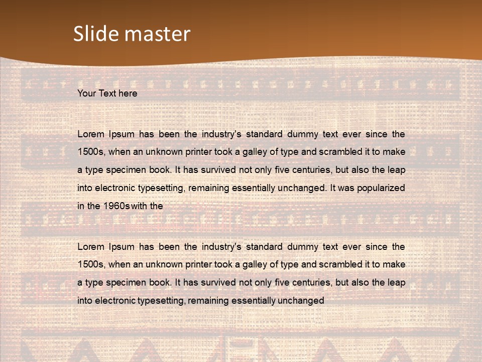 Table Character Toon PowerPoint Template