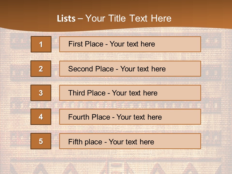 Table Character Toon PowerPoint Template
