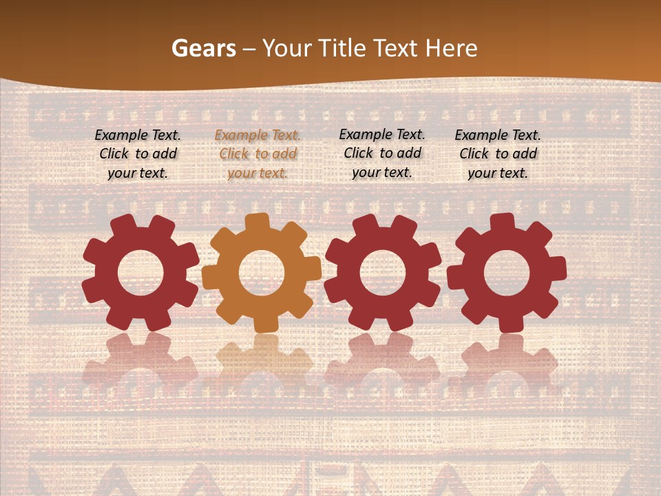 Table Character Toon PowerPoint Template