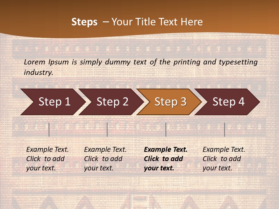 Table Character Toon PowerPoint Template