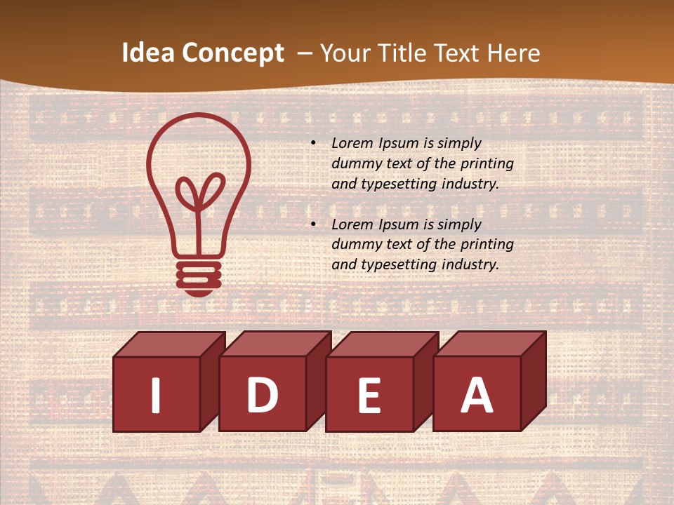 Table Character Toon PowerPoint Template