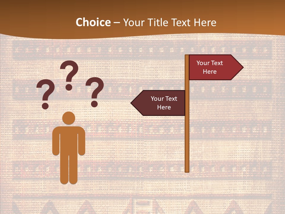 Table Character Toon PowerPoint Template