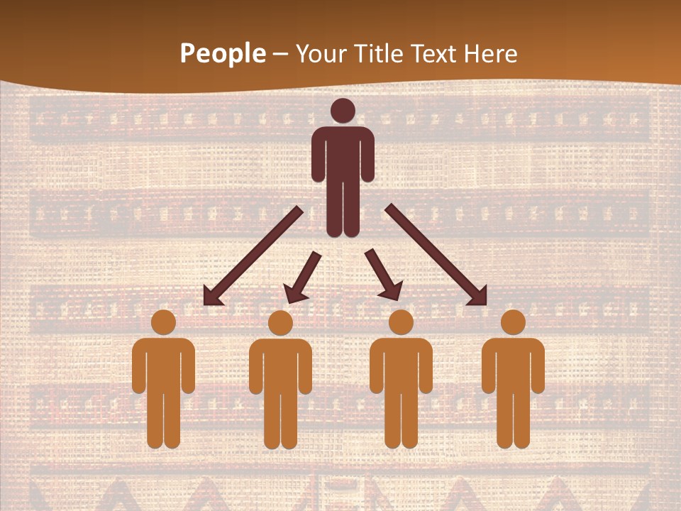 Table Character Toon PowerPoint Template