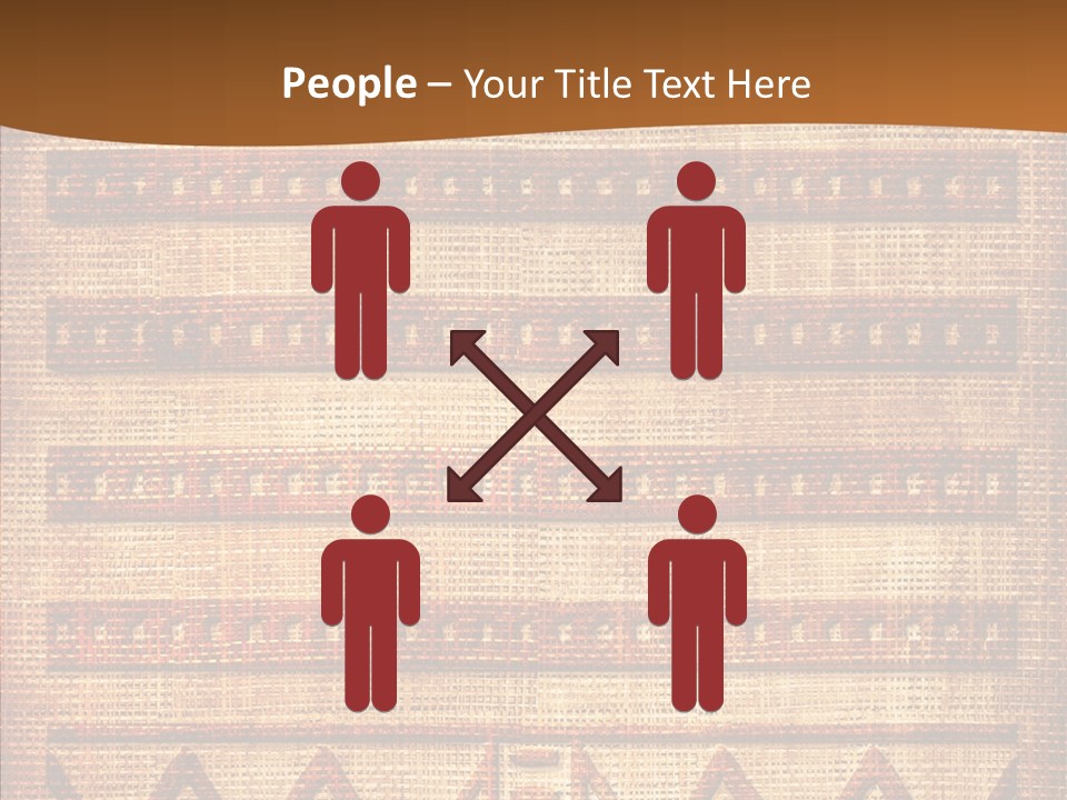 Table Character Toon PowerPoint Template