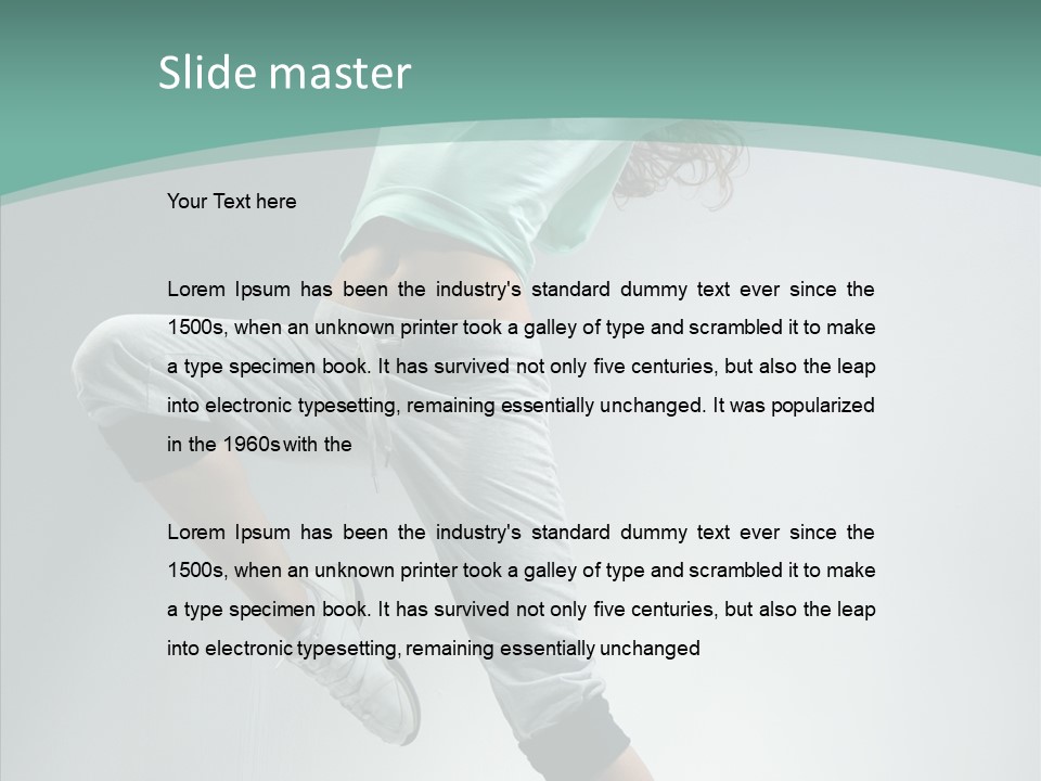 Skill Style Dancer PowerPoint Template