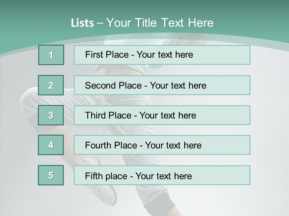 Skill Style Dancer PowerPoint Template