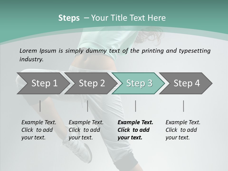 Skill Style Dancer PowerPoint Template