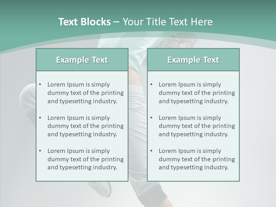 Skill Style Dancer PowerPoint Template