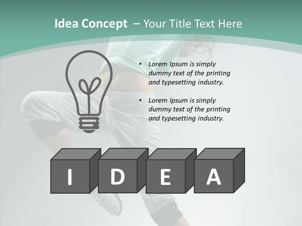 Skill Style Dancer PowerPoint Template