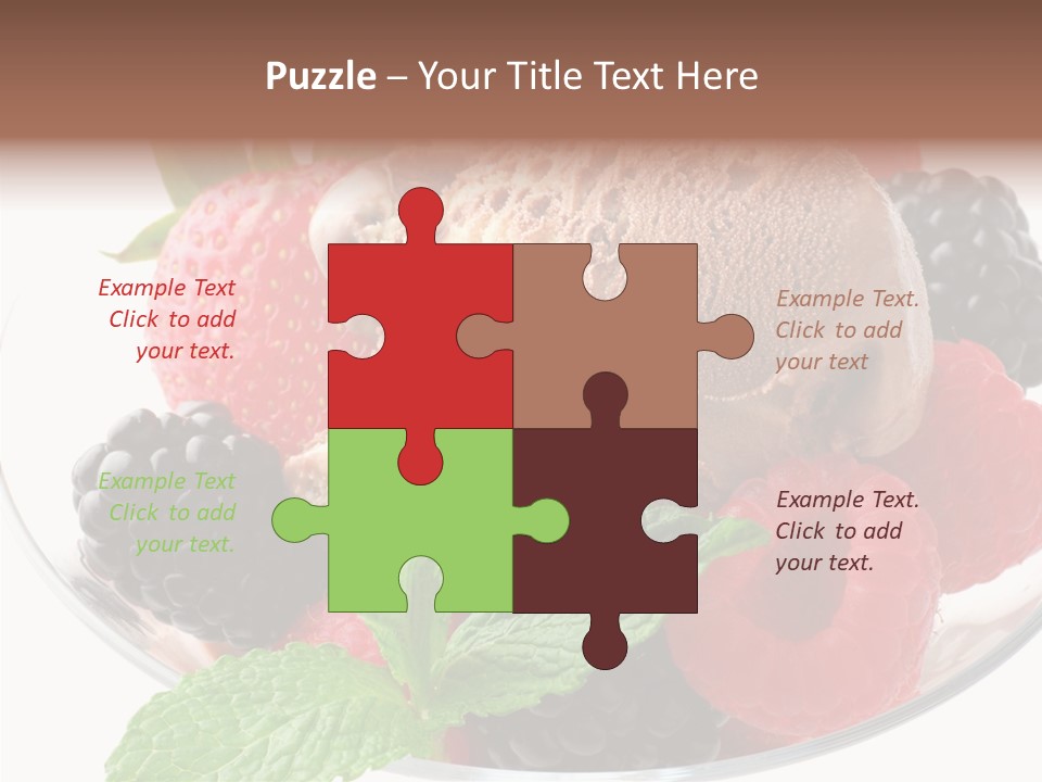 Icecream Delicious Refreshment PowerPoint Template