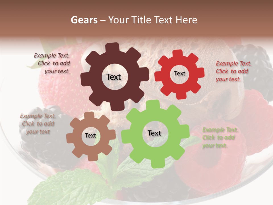 Icecream Delicious Refreshment PowerPoint Template