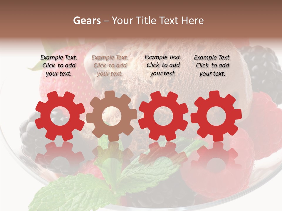 Icecream Delicious Refreshment PowerPoint Template