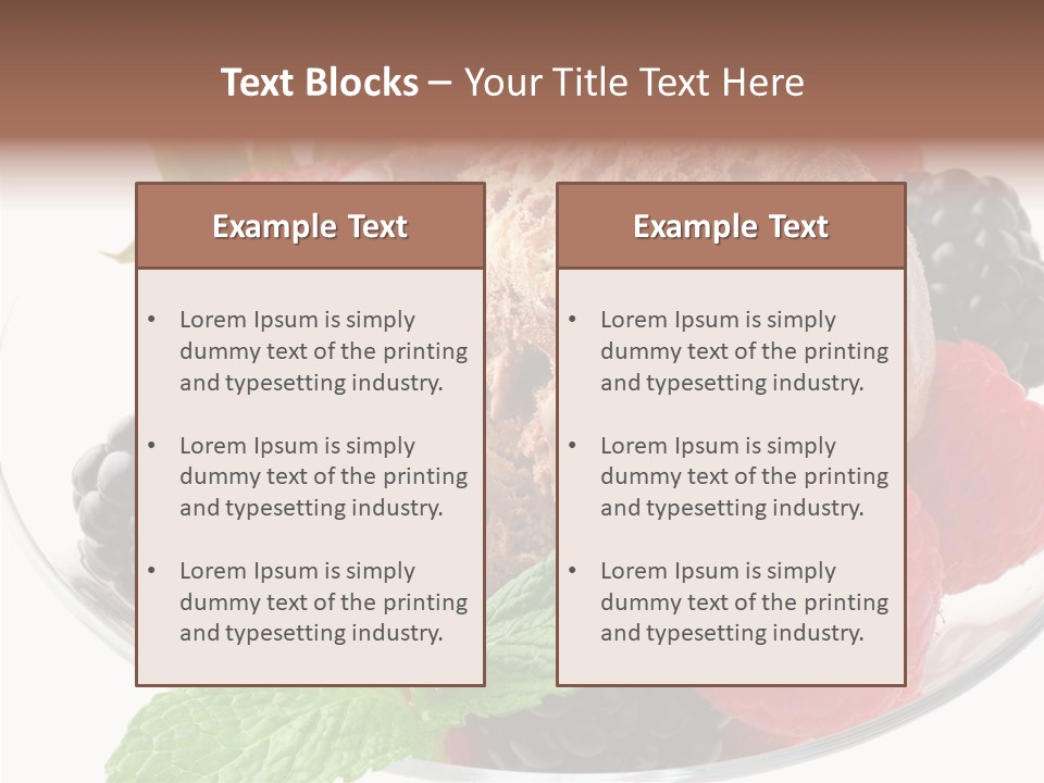 Icecream Delicious Refreshment PowerPoint Template