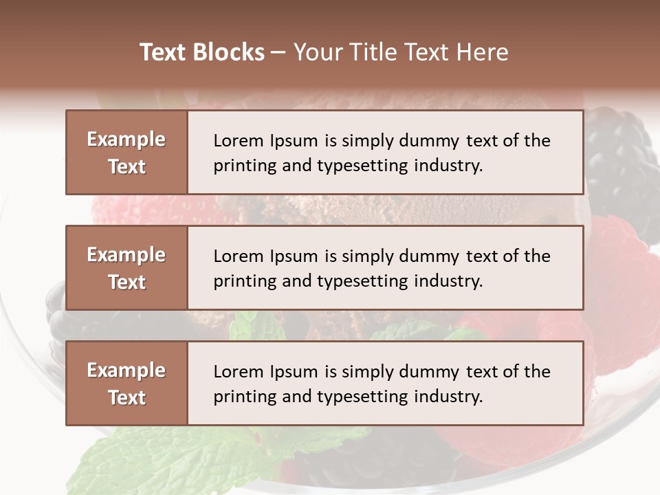 Icecream Delicious Refreshment PowerPoint Template