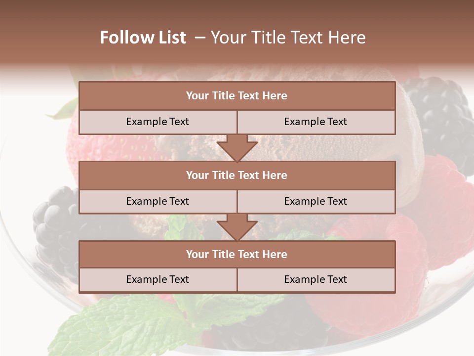 Icecream Delicious Refreshment PowerPoint Template