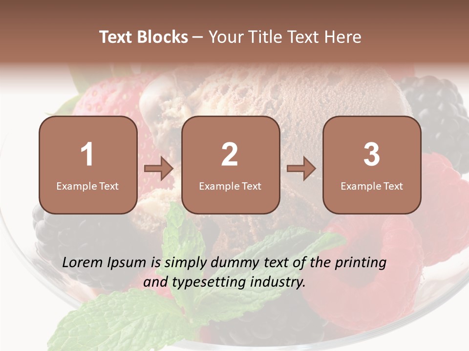 Icecream Delicious Refreshment PowerPoint Template