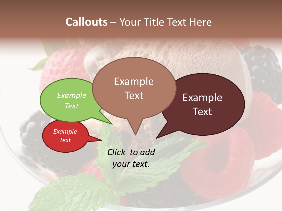 Icecream Delicious Refreshment PowerPoint Template