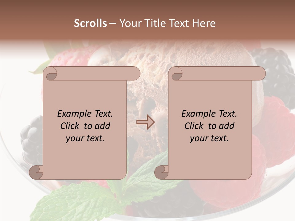 Icecream Delicious Refreshment PowerPoint Template