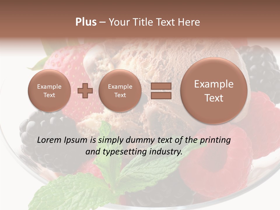 Icecream Delicious Refreshment PowerPoint Template