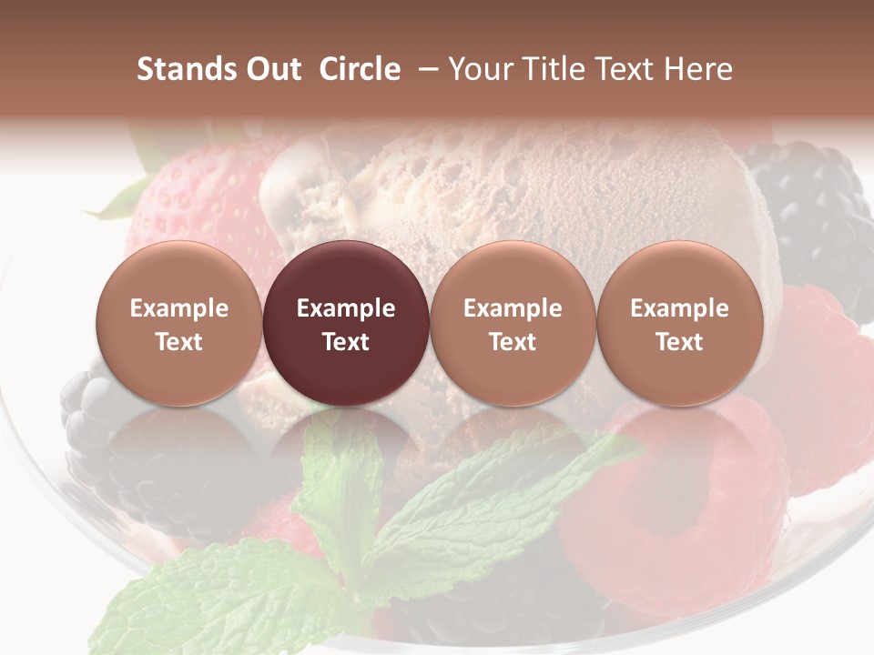 Icecream Delicious Refreshment PowerPoint Template