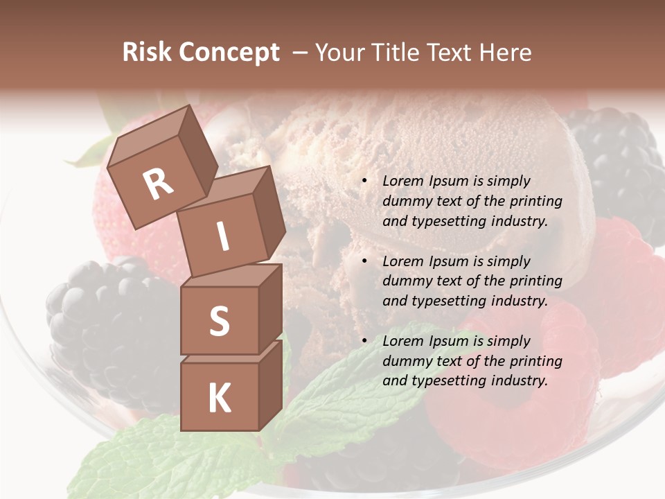 Icecream Delicious Refreshment PowerPoint Template