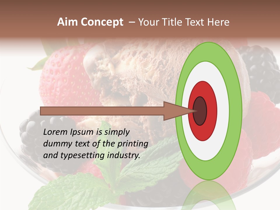 Icecream Delicious Refreshment PowerPoint Template