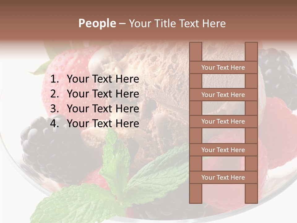 Icecream Delicious Refreshment PowerPoint Template