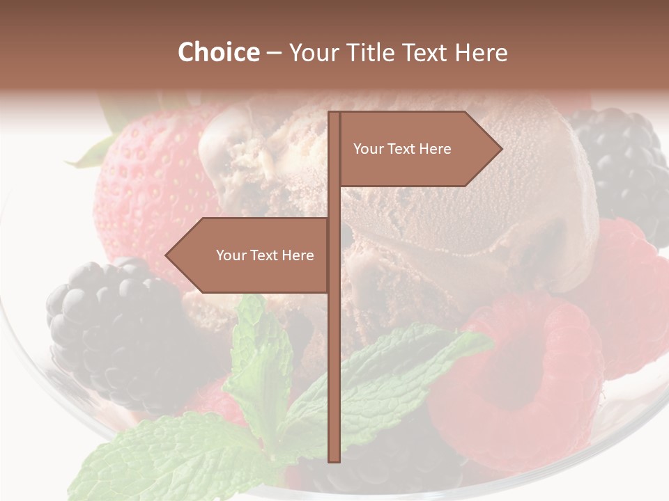 Icecream Delicious Refreshment PowerPoint Template