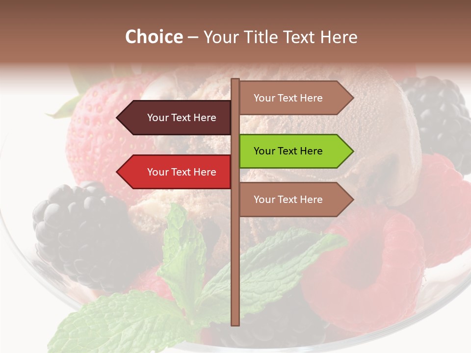 Icecream Delicious Refreshment PowerPoint Template