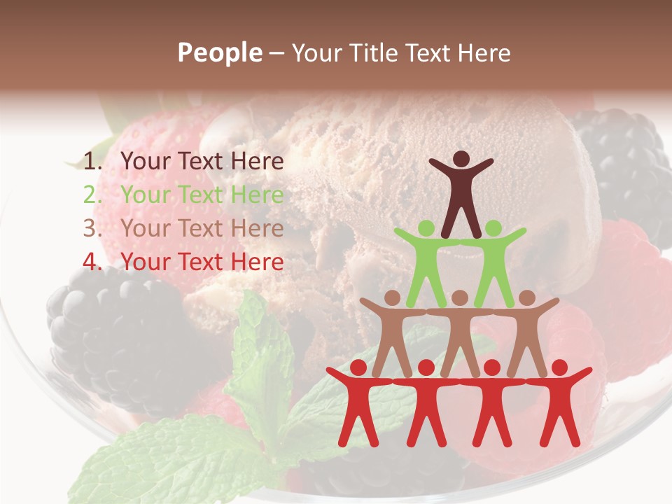 Icecream Delicious Refreshment PowerPoint Template