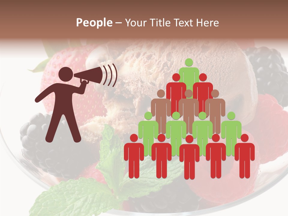 Icecream Delicious Refreshment PowerPoint Template