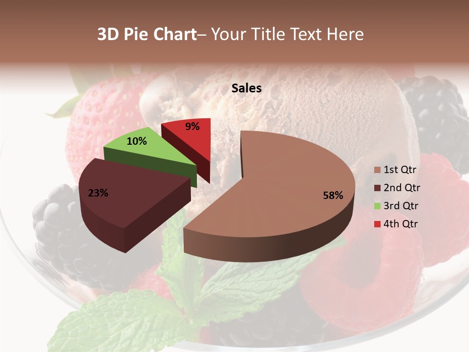 Icecream Delicious Refreshment PowerPoint Template