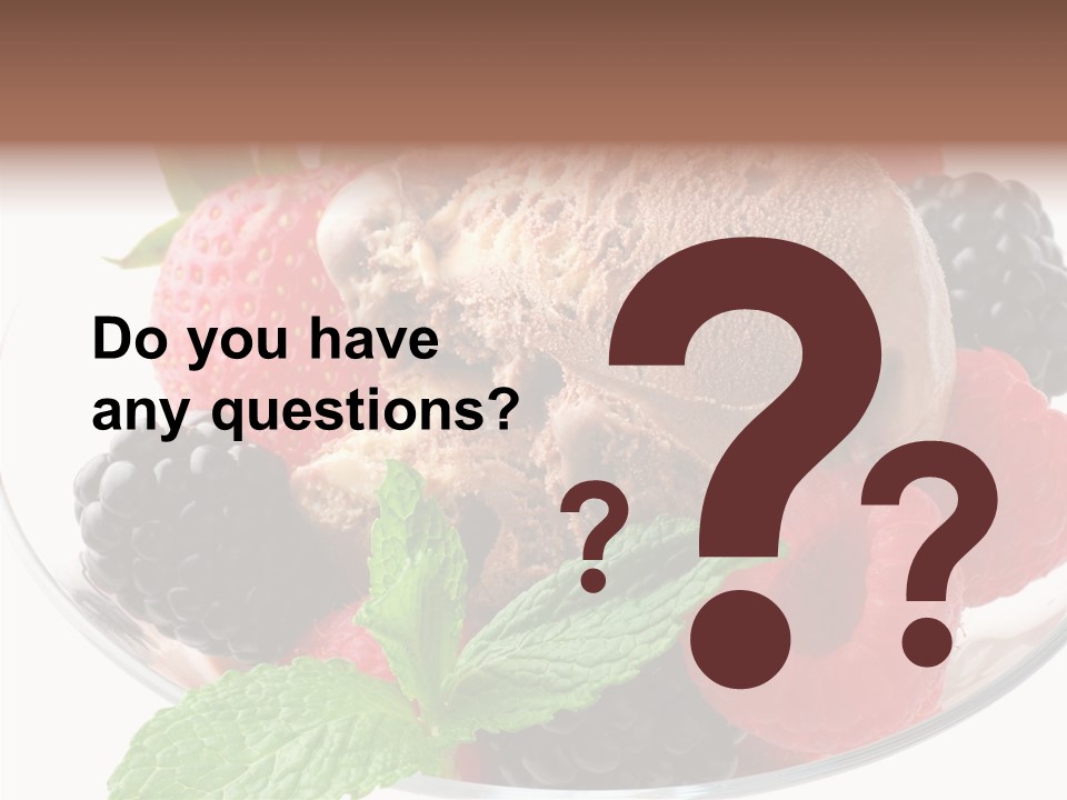 Icecream Delicious Refreshment PowerPoint Template