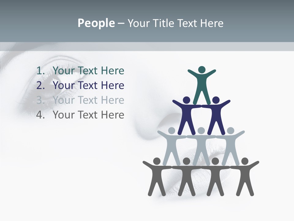 Teamwork Together Li Ten PowerPoint Template