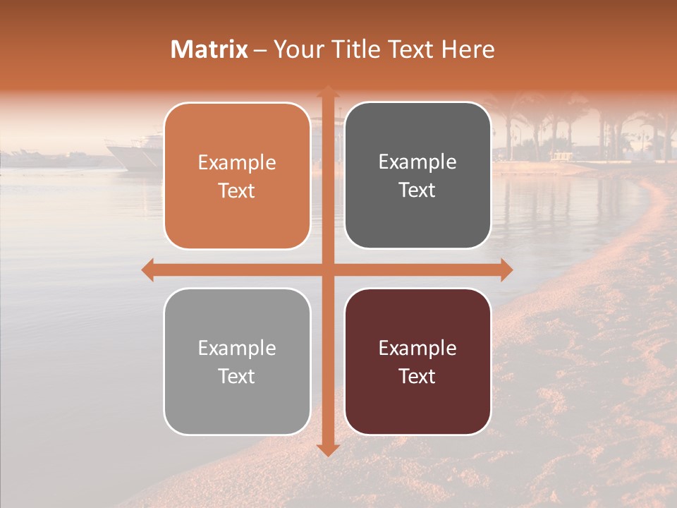 Tranquil Pier Seascape PowerPoint Template