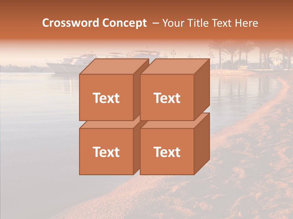 Tranquil Pier Seascape PowerPoint Template