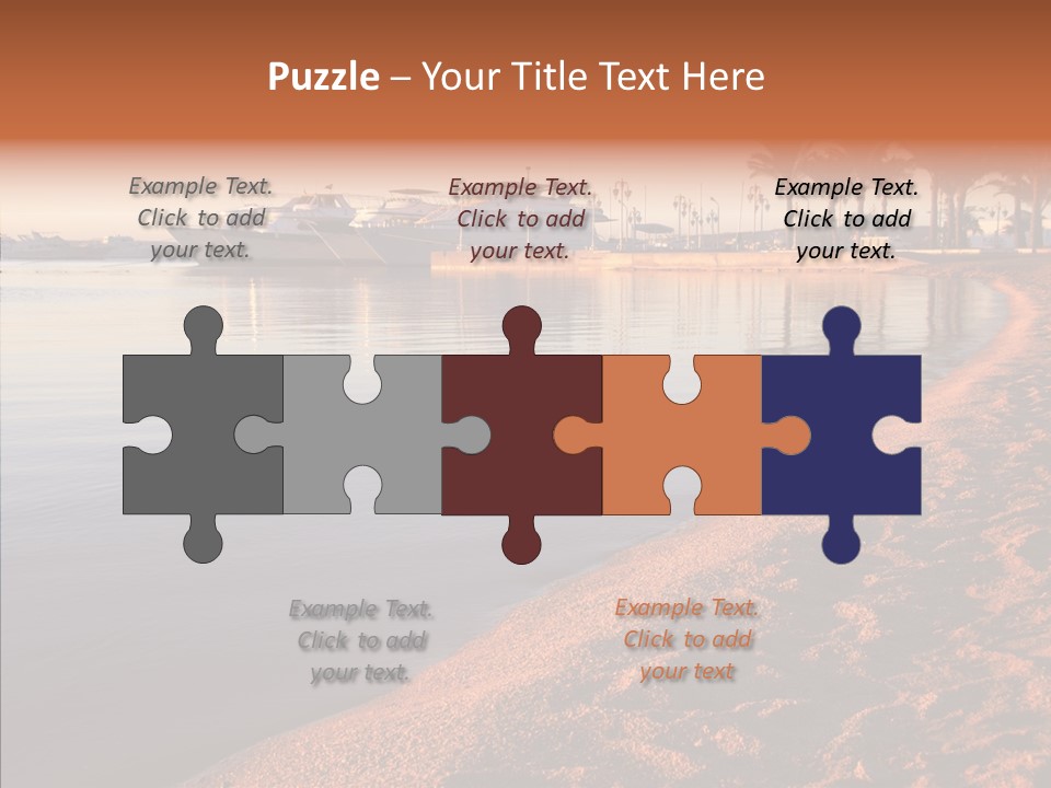 Tranquil Pier Seascape PowerPoint Template