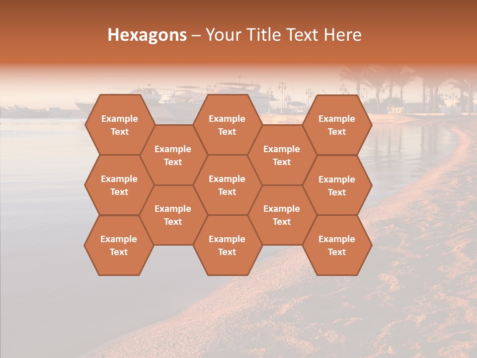 Tranquil Pier Seascape PowerPoint Template