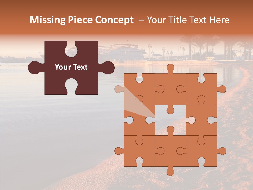 Tranquil Pier Seascape PowerPoint Template