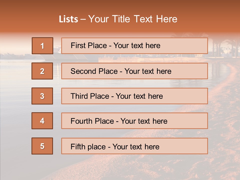 Tranquil Pier Seascape PowerPoint Template