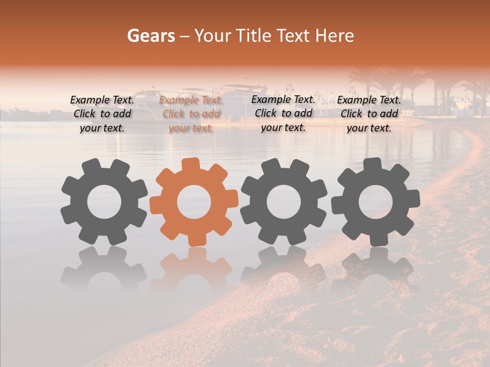 Tranquil Pier Seascape PowerPoint Template