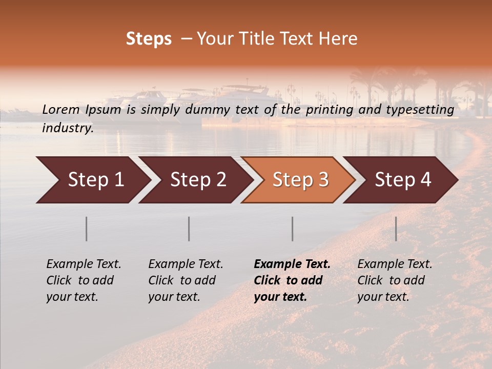 Tranquil Pier Seascape PowerPoint Template