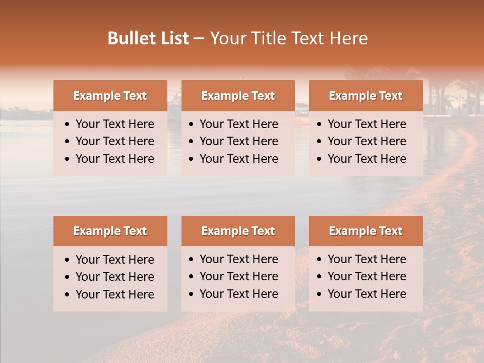 Tranquil Pier Seascape PowerPoint Template