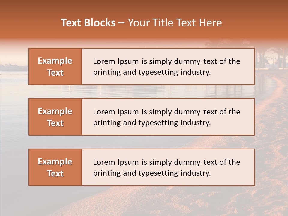 Tranquil Pier Seascape PowerPoint Template