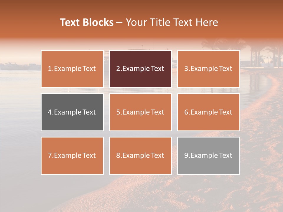 Tranquil Pier Seascape PowerPoint Template